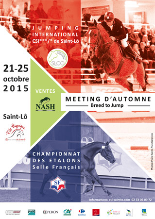 Affiche CSI 3 étoiles St Lo 2015